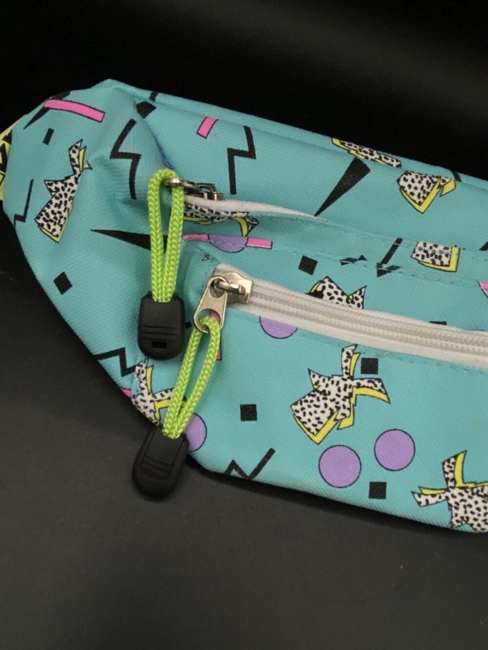 Coacha Dutch Bros Fanny Pack Retro 80’s Style 2017 Waist Bag Aqua Festival - Picture 2 of 9